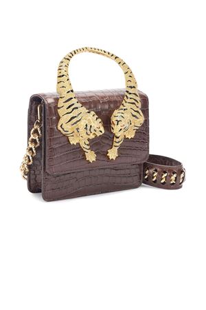 Brown medium Roar tote bag ROBERTO CAVALLI | SKB023PZ97503500
